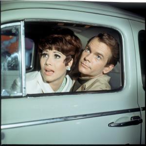 Still of Dean Jones and Michele Lee in The Love Bug 1968
