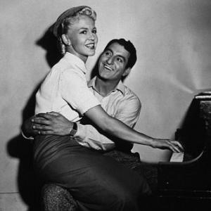 Peggy Lee & Danny Thomas during the making of 