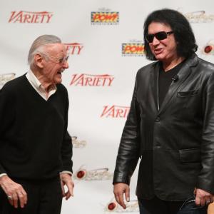 Gene Simmons and Stan Lee