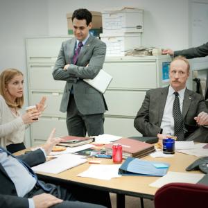 Anna Chlumsky, Andrew Leeds, Matt Walsh, and Gary Cole in Veep