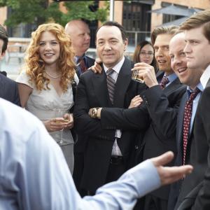 Still of Kevin Spacey Barry Pepper and Rachelle Lefevre in Casino Jack 2010