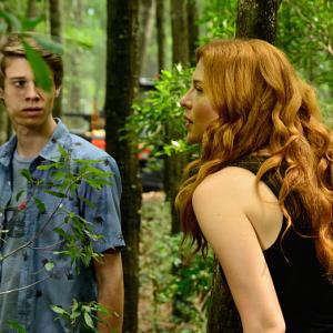 Still of Rachelle Lefevre and Colin Ford in Under the Dome 2013