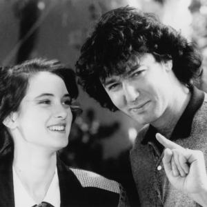Still of Winona Ryder and Michael Lehmann in Heathers (1988)
