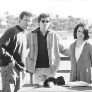 Still of Janeane Garofalo Ben Chaplin and Michael Lehmann in The Truth About Cats amp Dogs 1996