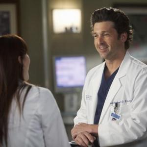 Still of Patrick Dempsey and Chyler Leigh in Grei anatomija (2005)