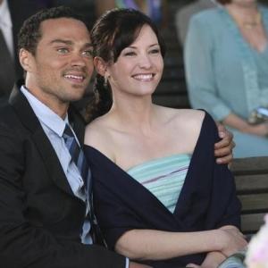 Still of Chyler Leigh and Jesse Williams in Grei anatomija 2005