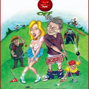 Caricature illustrations of David Leisure and Cindy Pucci from National Lampoons Teed Off Too