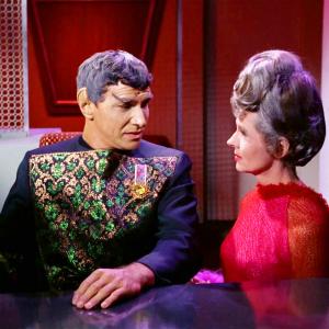 Still of Mark Lenard and Jane Wyatt in Star Trek (1966)