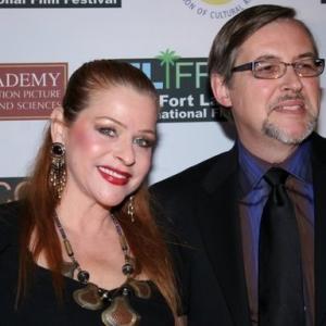 Director Jozef Lenders and his wife Lora Lenders at a film premiere