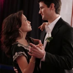 Still of James Lafferty and Bethany Joy Lenz in One Tree Hill 2003