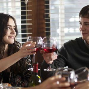 Still of Logan Lerman and Lily Collins in Stuck in Love (2012)