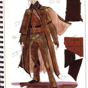 Dan Lesters costume design sketches for Spawn