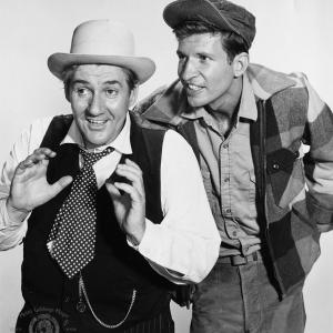 Still of Pat Buttram and Tom Lester in Green Acres 1965