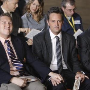 Still of Matthew Perry James Lesure and Nate Torrence in Mr Sunshine 2011