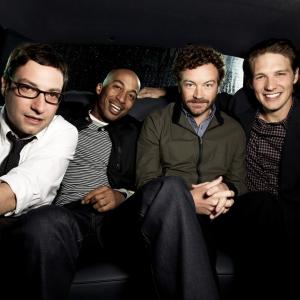 Still of Danny Masterson Adam Busch James Lesure and Michael Cassidy in Men at Work 2012