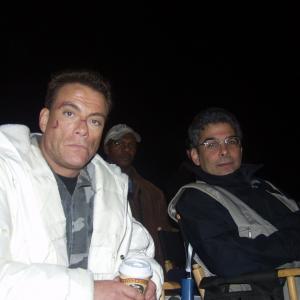 On the set of The Hard Corps with JeanClaude Van Damme