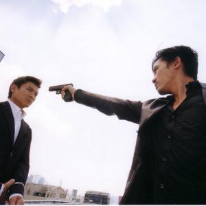 Still of Andy Lau and Tony Chiu Wai Leung in Mou gaan dou (2002)