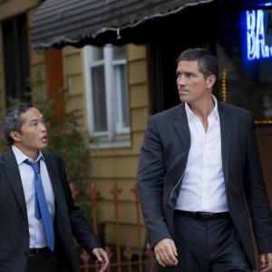 Still of Jim Caviezel and Ken Leung in Person of Interest 2011