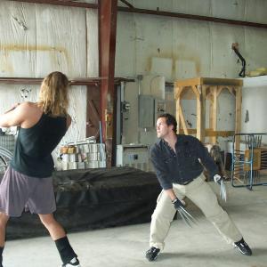 Choreographing the Statue of Liberty head fight with Tyler Mane