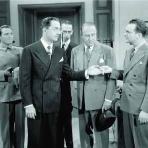Still of William Powell, Oliver Blake, Richard Hall, Sam Levene and Henry O'Neill in Shadow of the Thin Man (1941)