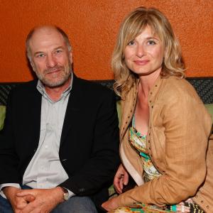 Ted Levine (L) and his wife, Kim Phillips, attend the 2013 Tribeca Film Festival LA Reception at The Beverly Hilton Hotel on March 18, 2013 in Beverly Hills, California.