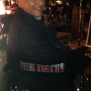 On the set of Scandal 2012