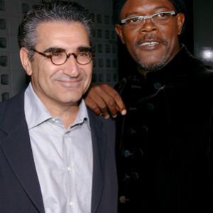 Samuel L Jackson and Eugene Levy at event of Tikras vyras 2005