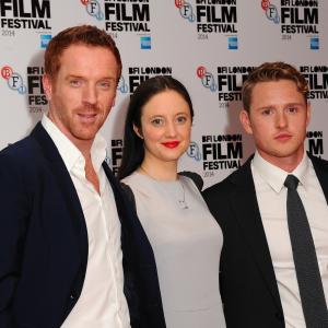 Damian Lewis Andrea Riseborough and Ross Anderson at event of The Silent Storm 2014