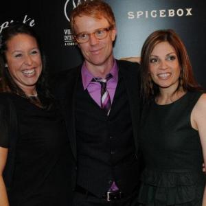 Vancouver Film Festival With France PerrasL and Lori TrioloRfor screening of short film Theatrics written and directed by David Lewis