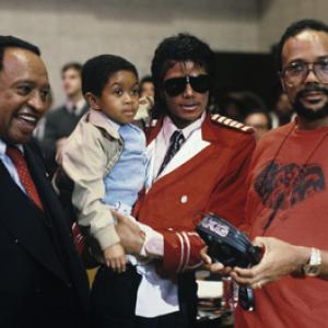 Michael Jackson, Quincy Jones, Lionel Hampton, Emmanuel Lewis