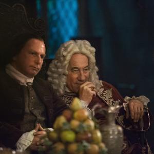 Still of Simon Callow and Gary Lewis in Outlander 2014