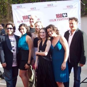 The cast and crew of Great Oaks on the red carpet