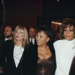 Jenifer Lewis with Penny Marshall Whitney Houston and Loretta Devine at the premiere of The Preachers Wife