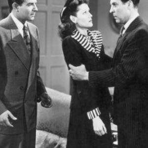 George J. Lewis, Ralph Lewis and Marjorie Weaver in Shadow of Suspicion (1944)