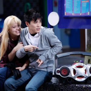 Still of Abraham Lim and Shanna Henderson in The Glee Project 2011