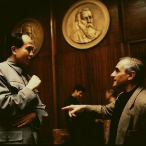 Robert Lin gets direction from Martin Scorsese on Kundunset