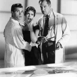 Still of Vincent Price Darryl Hickman and Pamela Lincoln in The Tingler 1959