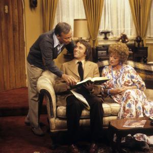 Still of John Ritter, Norman Fell and Audra Lindley in Three's Company (1977)