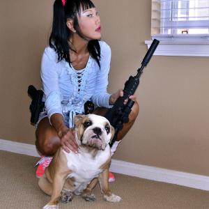 Cheryl Ling dog protective