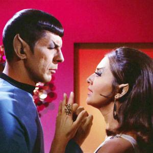 Still of Leonard Nimoy and Joanne Linville in Star Trek 1966