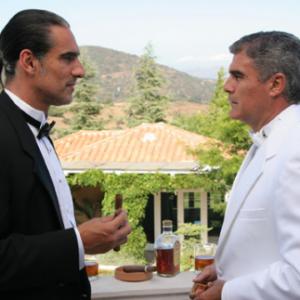 Still of Saúl Lisazo and Miguel Varoni in Ladrón que roba a ladrón (2007)