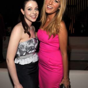 Michelle Trachtenberg and Blake Lively