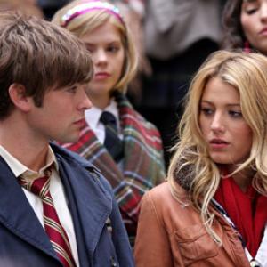 Blake Lively and Chace Crawford at event of Liezuvautoja 2007
