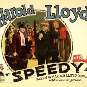 Ann Christy Harold Lloyd and Babe Ruth in Speedy 1928