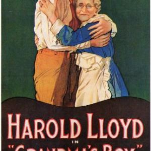 Harold Lloyd and Anna Townsend in Grandmas Boy 1922
