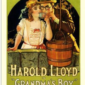 Mildred Davis and Harold Lloyd in Grandmas Boy 1922