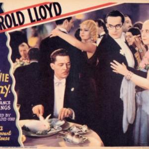Louise Closser Hale Constance Cummings and Harold Lloyd in Movie Crazy 1932