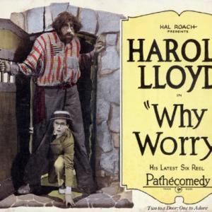 John Aasen and Harold Lloyd in Why Worry? 1923