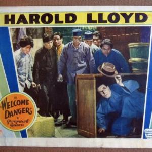 Tetsu Komai James B Leong and Harold Lloyd in Welcome Danger 1929