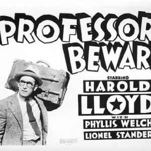 Harold Lloyd in Professor Beware 1938